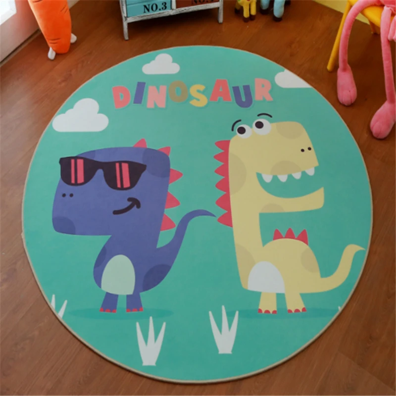 

Baby Kid's Mat Cute Large Polyester Toys Storage Bag Play Mat Gym Mat Round Children Playmats Floor Carpet Outdoor Picnic Mat