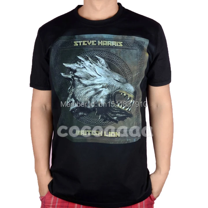 Steve British lion Rock брендовая мужская рубашка 3D высокого качества новые mma горячие предметы черепа фитнес тяжелый рок тяжелый темный металл хлопок 03