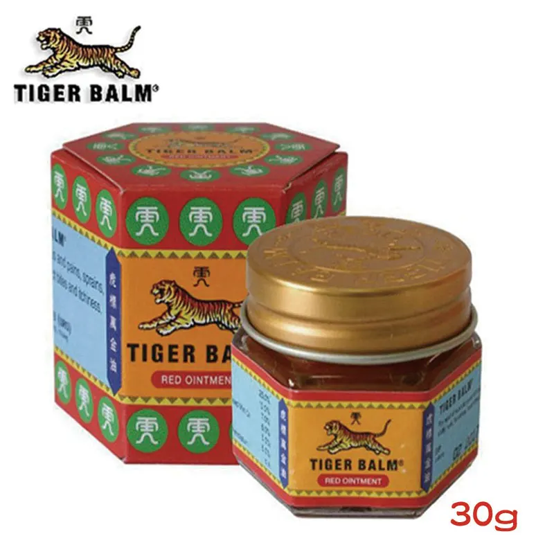 

30g Original Tiger Balm Red Super Extra Strength Pain or Itch Relieving Ointment Cream