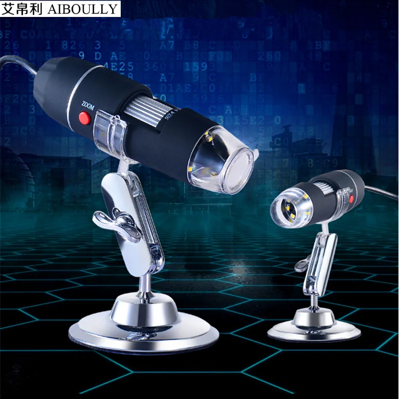 AIBOULLY 1-500X Digital Microscope usb Video Magnifier PCB Inspection Endoscope Rock Metal Analysis Exploration Phone diagnosis AIBOULLY 1-500X Digital Microscope usb Video Magnifier PCB Inspection Endoscope Rock Metal Analysis Exploration Phone diagnosis