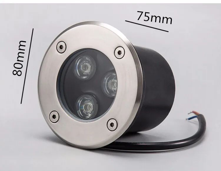 Conduziu a Lâmpada Subterrânea ao ar Livre à Prova Lote 9w d' Água Led Spot Piso Quintal Jardim Luz Subterrânea Ac85-265v 20 Pçs - Ip68 5 Lâmpada Subterrânea Ao Ar Livre À Prova