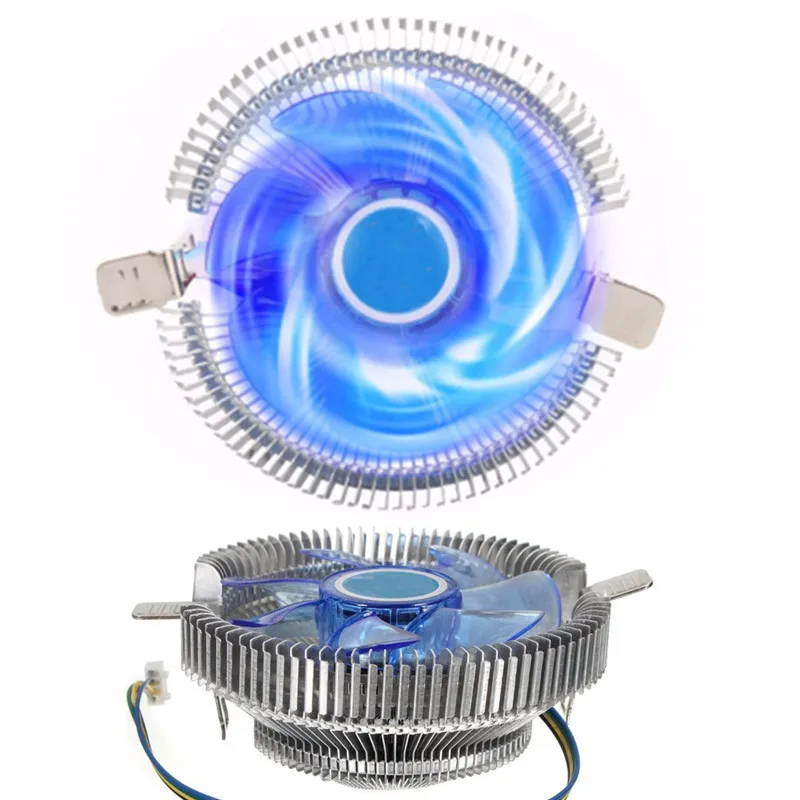Светодиодный охлаждающий вентилятор для процессора радиатор Intel LGA775 1155/1156