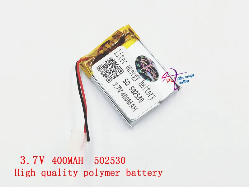 

3.7V lithium polymer battery 502530 052530 400MAH Liter energy battery MP3 stereo Bluetooth little point reading pen