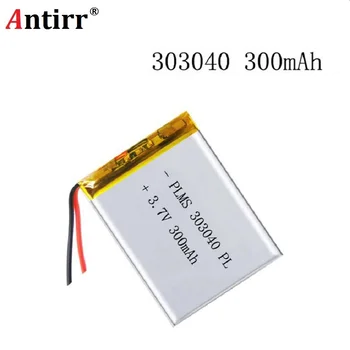 

China supplier Antirr factory OEM 303040 3.7v lipo rc battery 300mah for rc li polymer small helicopter GPS MP3 MP4 tools