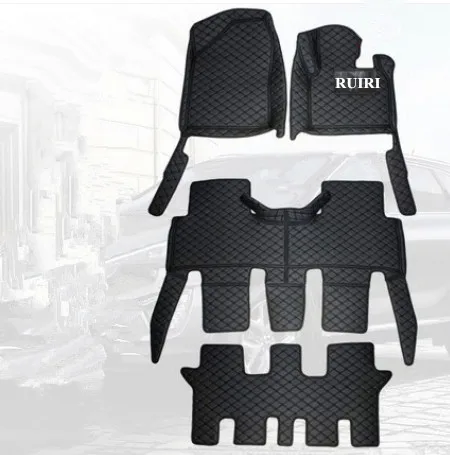 

Best quality mats! Custom special car floor mats for Right Hand Drive BMW X7 2019 6 seats waterproof car carpets for BMW X7 2019