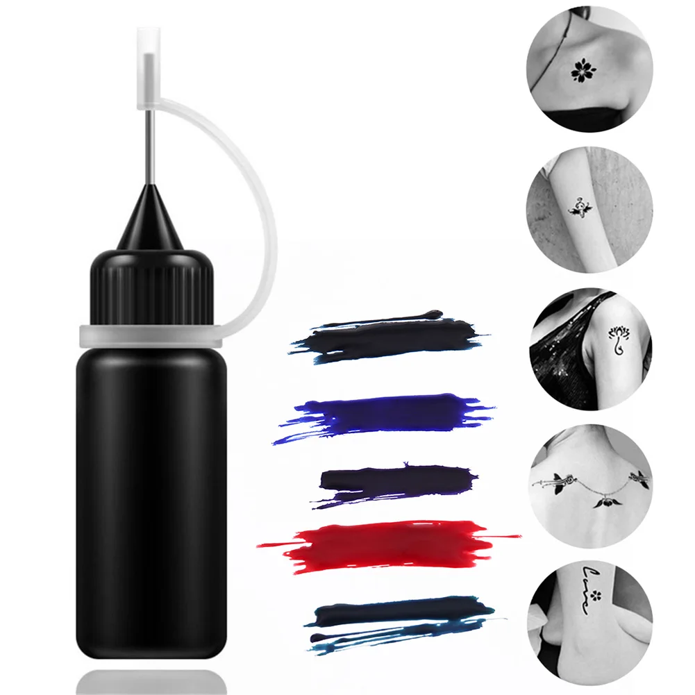 

10ml Temporary Tattoo Ink Body Art Painting Natural Long Lasting Tattoo Tool MV99