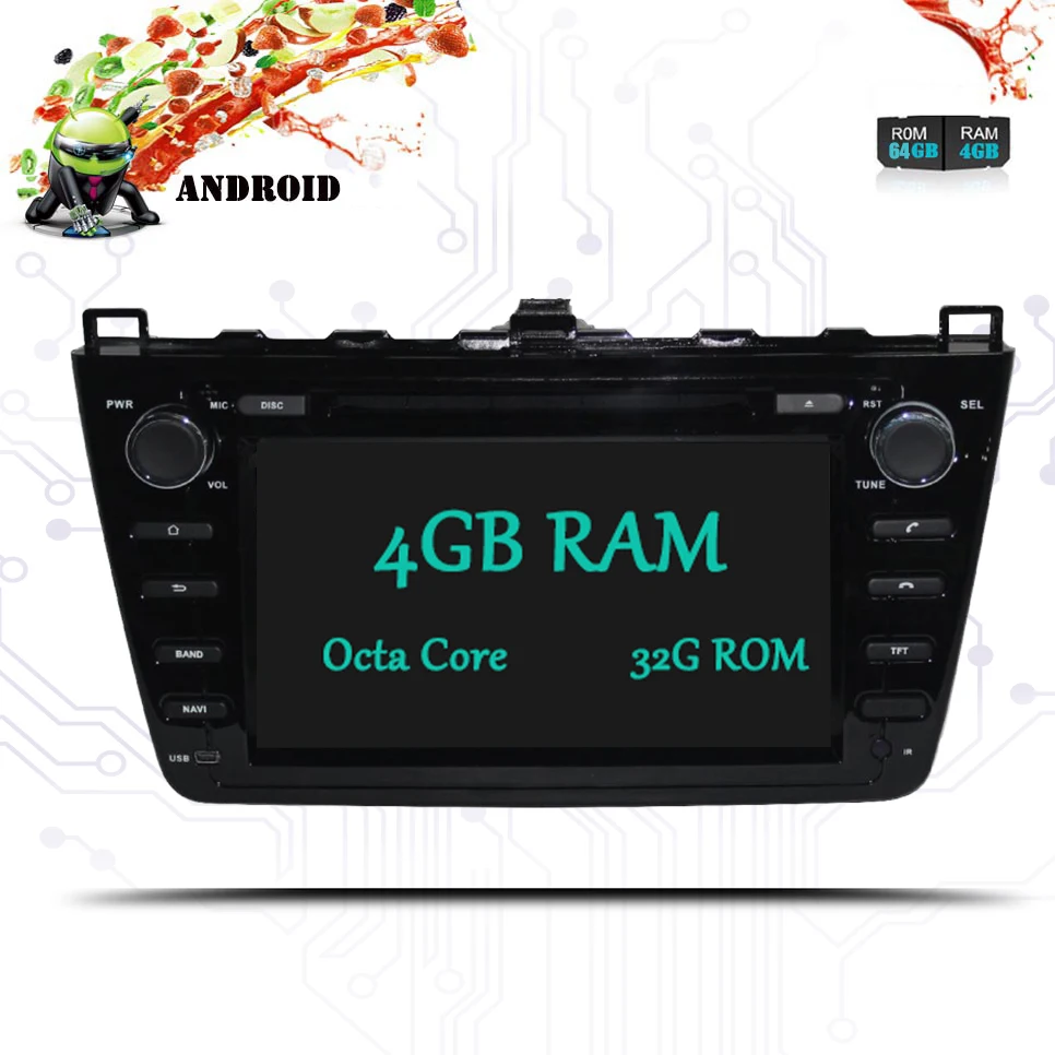 Excellent Android 9.0 4+64g 8 Core IPS 2din Car Radio For Mazda 6 Ruiyi 2008 2009 2010 2011 2012 WIFI GPS DVD Player Multimedia Navi PC 4 Excellent Android 9.0 4+64g 8 Core IPS 2din Car Radio For Mazda 6 Ruiyi 2008 2009 2010 2011 2012 WIFI GPS DVD Player Multimedia Navi PC 4