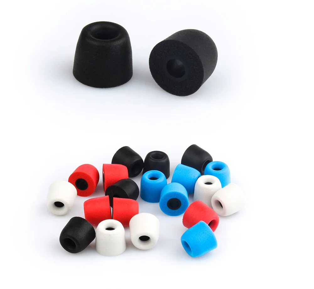 

10Pair 4.5-5mm Memory Foam Ear Tips Noise Isolating Eartips Foam For In Ear Earphone Headset Earbuds For TRN V80/V60/V20