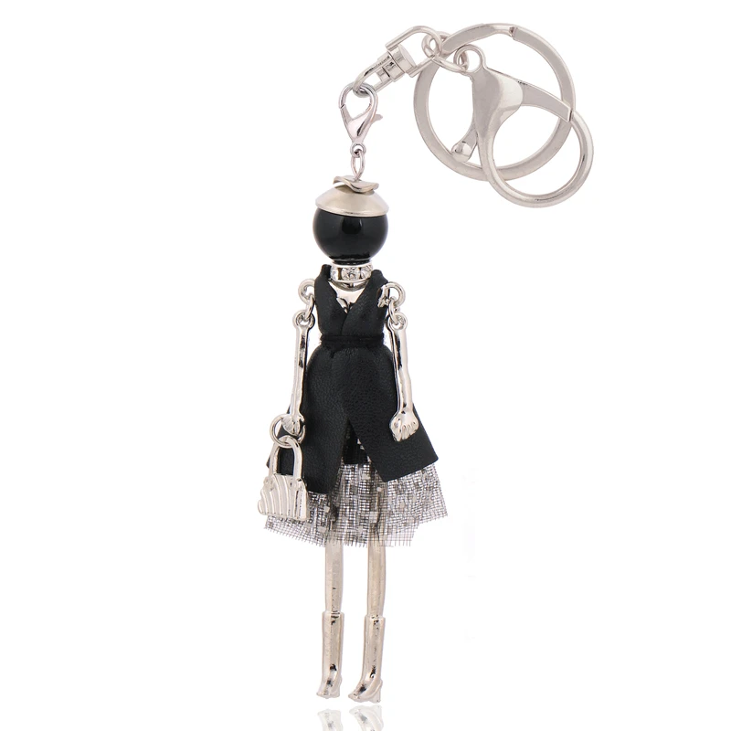 Doll Fashion Keychain Keyring Handbag Pendant