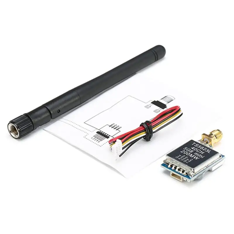 LeadingStar TS5823L 5 8G 200mw 40CH Raceband миниатюрный FPV передатчик Skyzone Boscam обновленный|Детали и