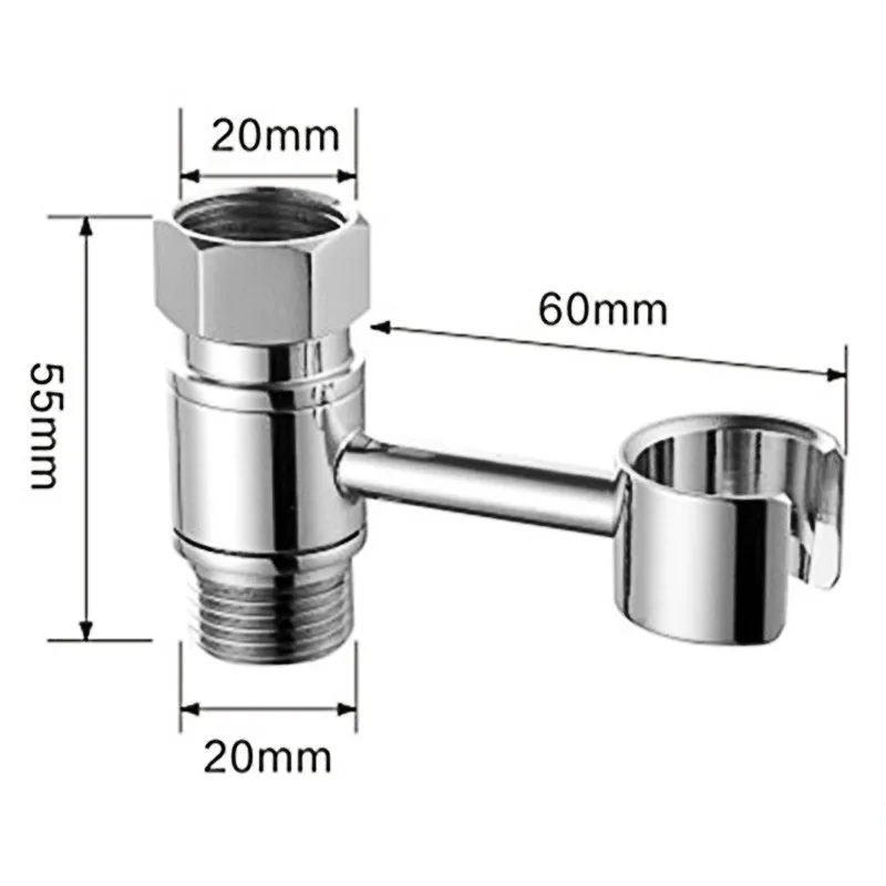 Монтажный кронштейн для душа, держатель для душевой головки из хромированной латуни, держатель для душевой головки