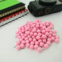 Милые Цветные Шариковые нажимные пробковые доски объявлений нажимные DIY фото настенные шпильки доска пробковая чертежная булавка 10 шт/Пкг