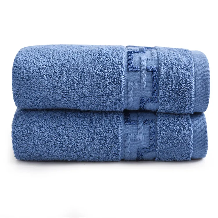 Новинка, 1 шт., полотенце для рук, хлопок, полотенца для взрослых, ванная комната, уход за лицом, волшебное Брендовое полотенце toalha 34X55 см, акция - Цвет: blue