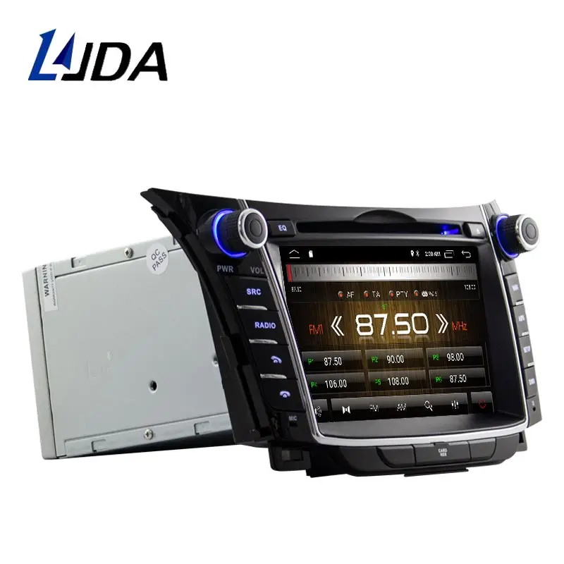 LJDA Android 9,1 reproductor de dvd del coche para I30 Hyundai Elantra GT 2012, 2013, 2014, 2015, 2016 Radio de coche gps de navegación multimedia ESTÉREO