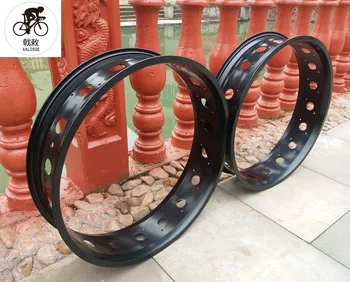 

Kalosse 20inch 36holes snow bike wheel 100mm width 20*4.0 tires Beach bike rims
