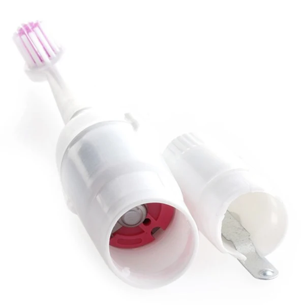 Горячее предложение! Высокое качество электрическая массажная Массажная зубная щетка+ 3 насадки розовый