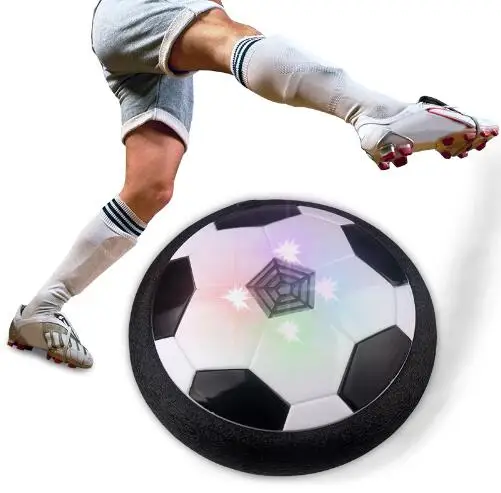 

Air Power Soccer Football LED Light Flashing Ball Toys Disc Gliding Multi-surface Hovering Football Game Gift for Kid Chidren