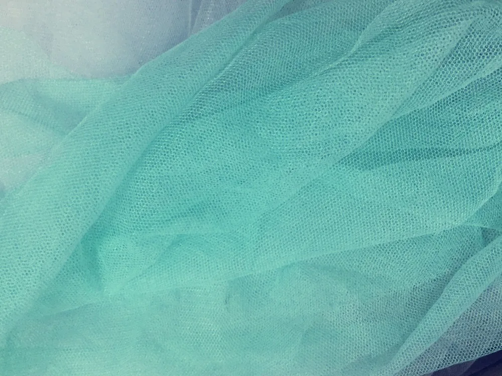 soft gauze mesh fabric mosquito net 170cm width 10yards/lot mint green