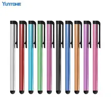 500 шт./лот емкостный сенсорный экран Стилус для IPad Air Mini 2 3 4 для IPhone 4 5 6 7 samsung универсальный планшетный ПК смартфон