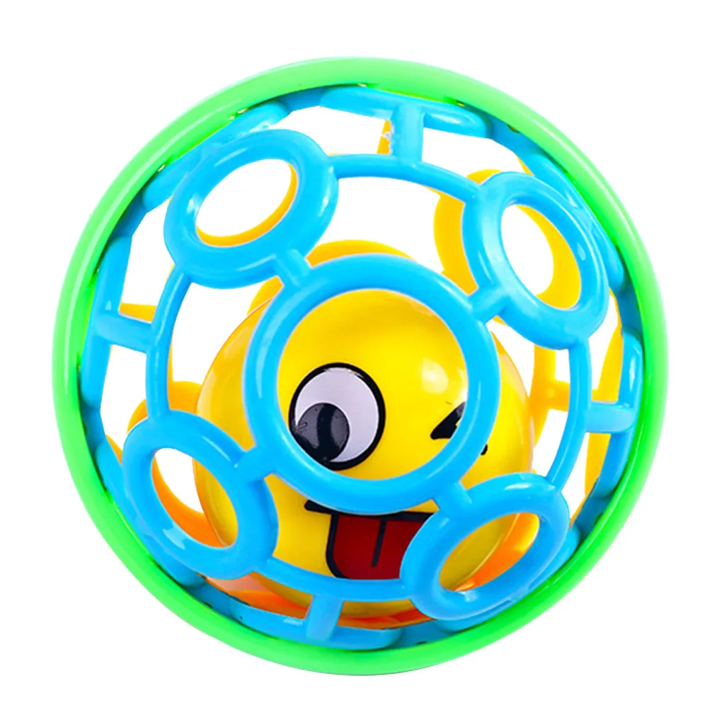 Новые Красочные Мячи игрушки Погремушки развивают интеллект пластиковые колокольчики захватывающий колокольчик шариковая ручка детские игрушки