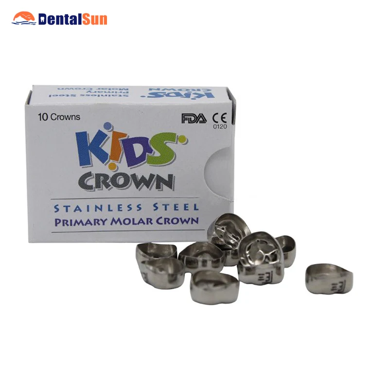 Korean Original Stainless Steel Baby Crown Refill Package/Dental Kids
