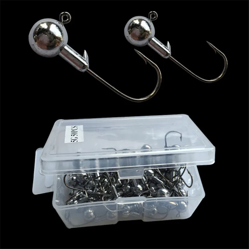 10pcs/lot 20g lead jig hooks jig head hook colorized lead hook lead