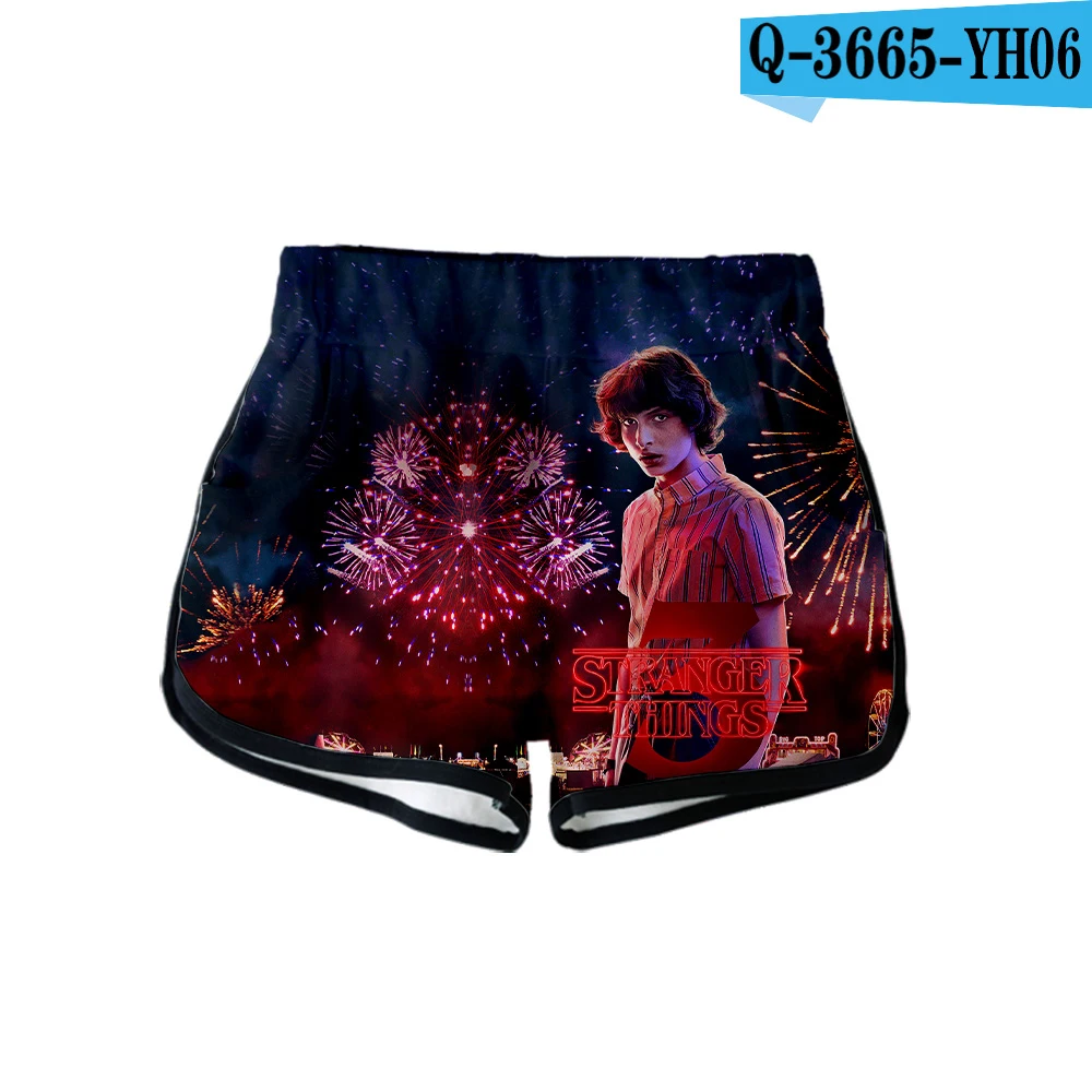 Ужас ТВ серии Stranger Thing s 3D Шорты женские/мужские куртки с капюшоном и принтом летние шорты мужские Повседневное Harajuku Stranger Thing пикантные Шорты одежда - Цвет: picture color