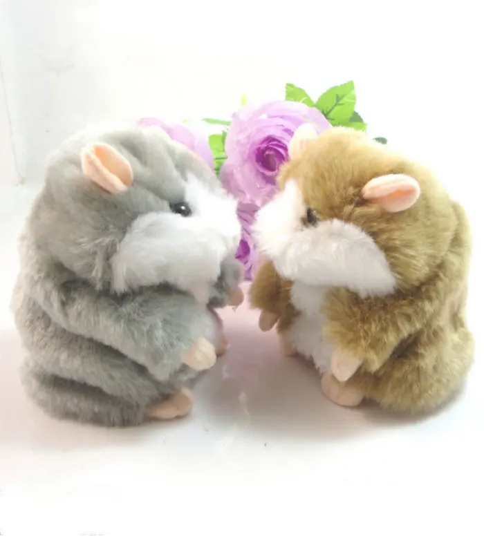 Free shipping Hot Sale!!!!Super Likable Hamster Copy Voice Pet Recorder Talking Plush Toy funny lovely toys HT216 | Игрушки и хобби