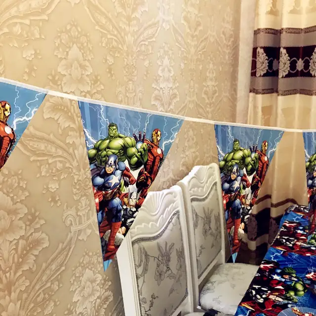 Incredible Hulk Avengers Banner Birthday Party Decorations