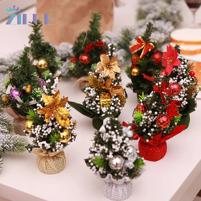 Zilue 1pcs/Lot Green Little Christmas Tree Decor Three-Dimensional For Hotel Shopping Mall Window | Дом и сад