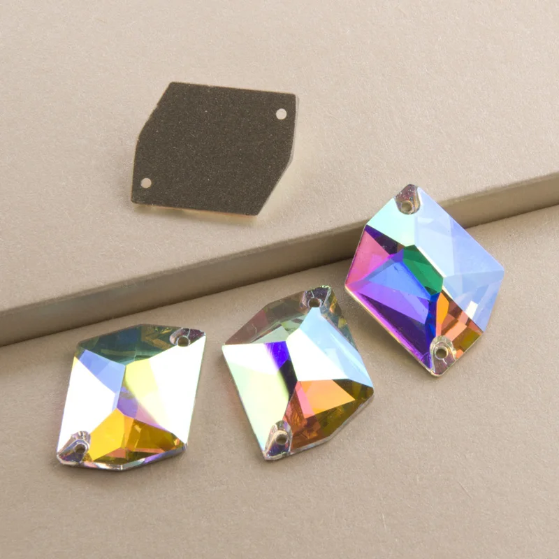 Crystal AB 3265 Cosmic Пришивные зеркальные плоские стразы s Платья Стразы для шитья
