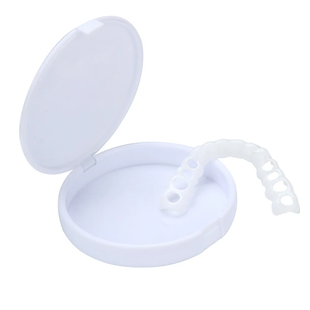 

2019 Temporary Smile Teeth Case Teeth Cosmetic Veneer Storage Box Denture Holder Portable storage box