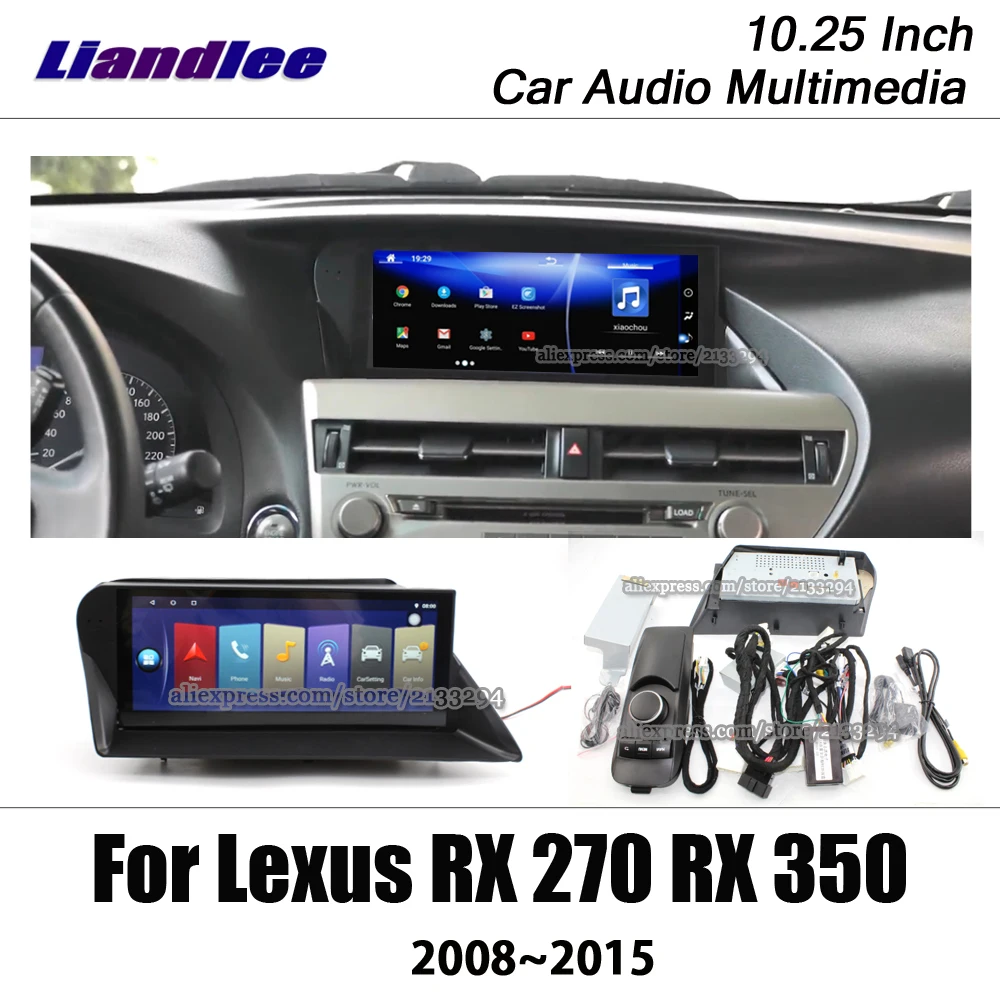 Liandlee 10,2" Android для Lexus RX 270 RX 350 AL10 2008~ стерео экран мышь BT Carplay карта gps Navi навигация Мультимедиа