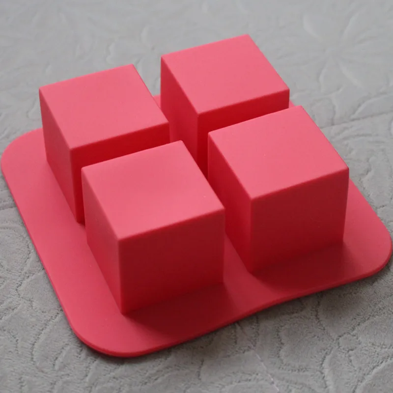 Silicone Square Ice Cube Tray Silicon Cake Baking Mold Candy Tray on