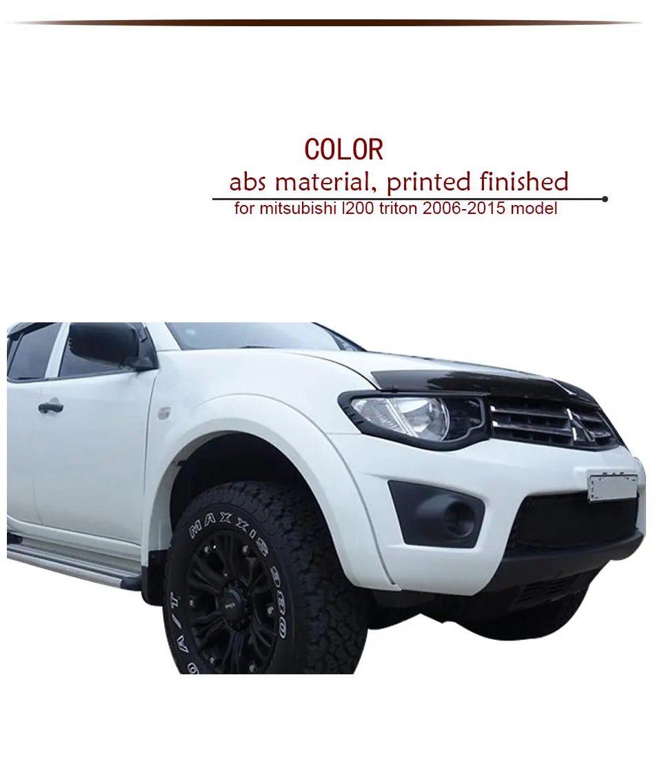 Хромированные фары, аксессуары для Mitsubishi L200 Triton 2006 2007 2008 2009 2010