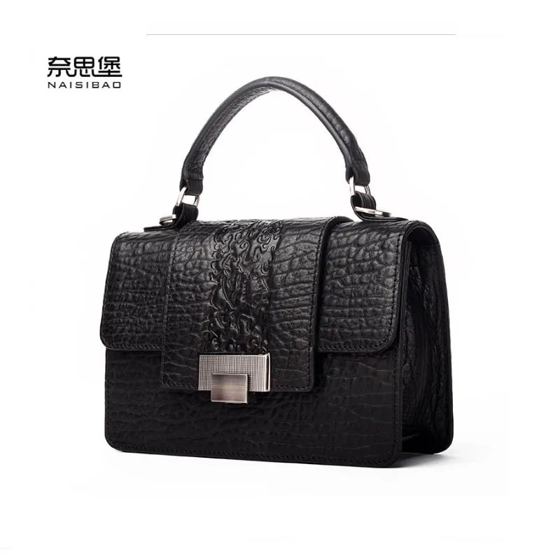 2017 New women genuine leather bag luxury handbags women bags designer fashion women shoulder Crossbody bag leather cowhide bag