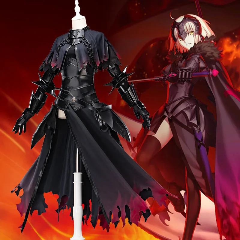 Аниме! Fate Grand Order FGO Alter Jeanne d'Arc Sthvacity готическое сексуальное платье униформа