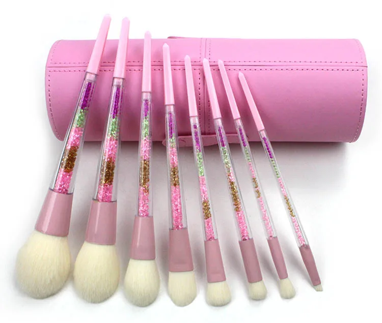 Conjunto de Pincel de Maquiagem Novo Moda Beleza Maquiagem Ferramentas Populares 8 Pçs - Set 1 Novo 8 pçs set moda beleza maquiagem