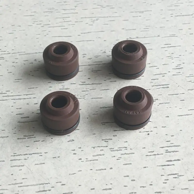 

SNXSMO 4 Pcs Motorcycle Engine Parts Valve Stem Oil Seal For Yamaha TTR250 TT-R250 4GY TTR 250