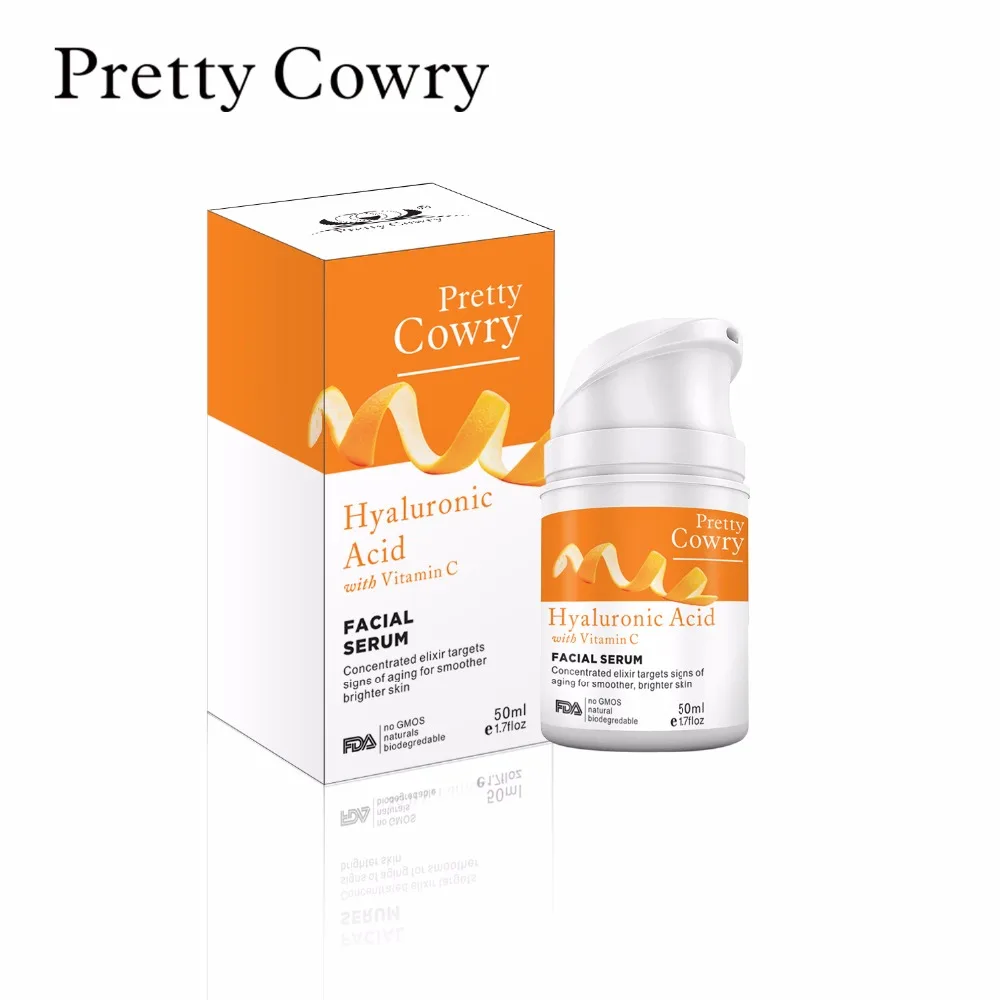 Vitamin C Orange Antiaging Hyaluronic Acid Liquid Whitening Serum