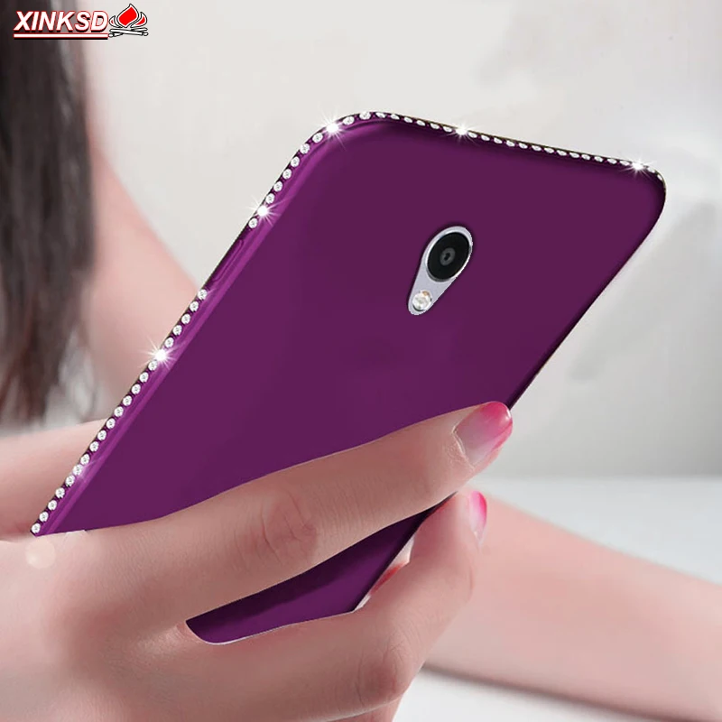 

Glitter Bling Diamond Case For MEIZU M6 M5 5S 6S Charm blue M3 Note M5 Note M6 Note phone Case Rhinestone Soft TPU Back Cover