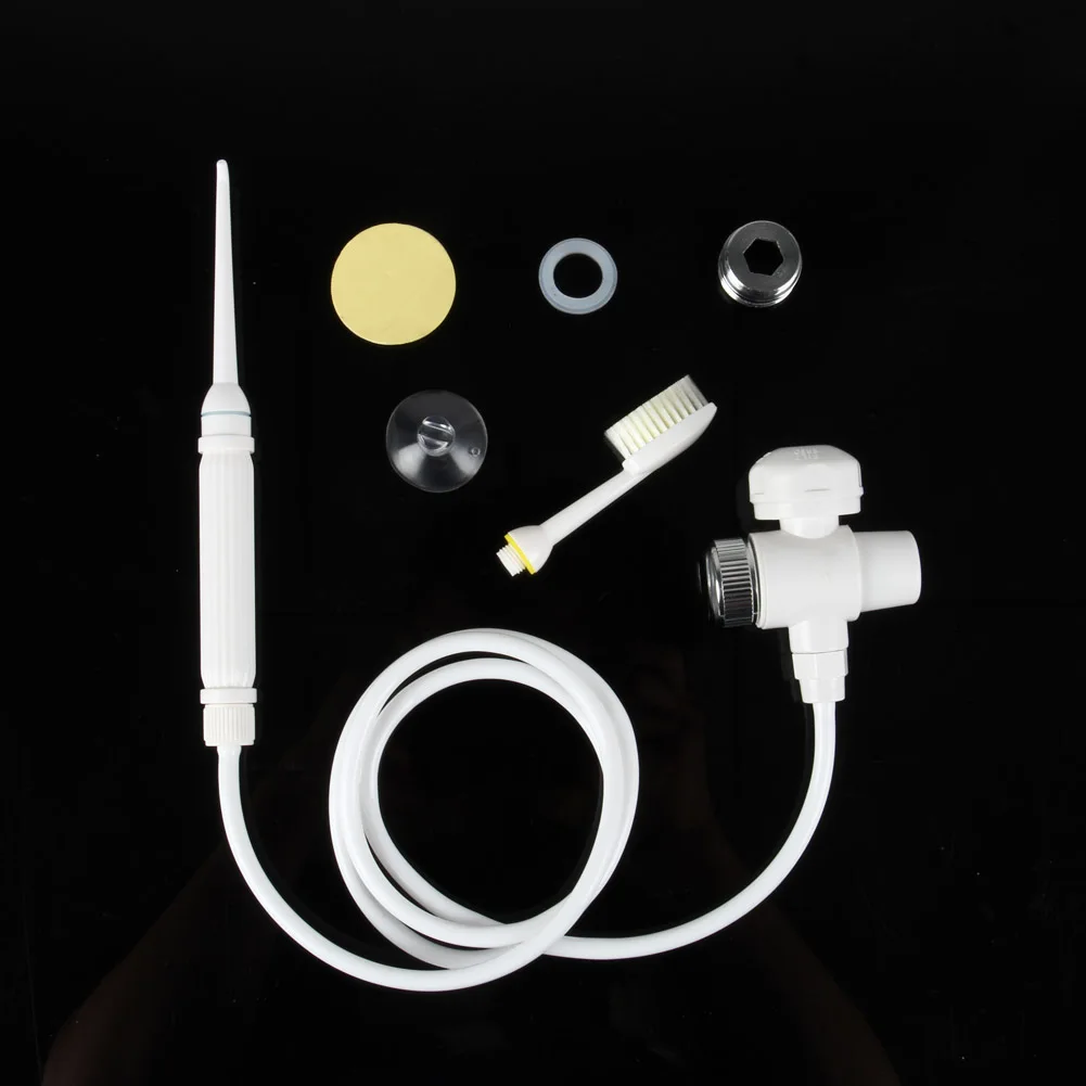 

Portable Power Floss Dental Water Jet Set Tooth Pick Manual Home Personal Teeth Cleaning Whitening Cleaner Care Kit OA66