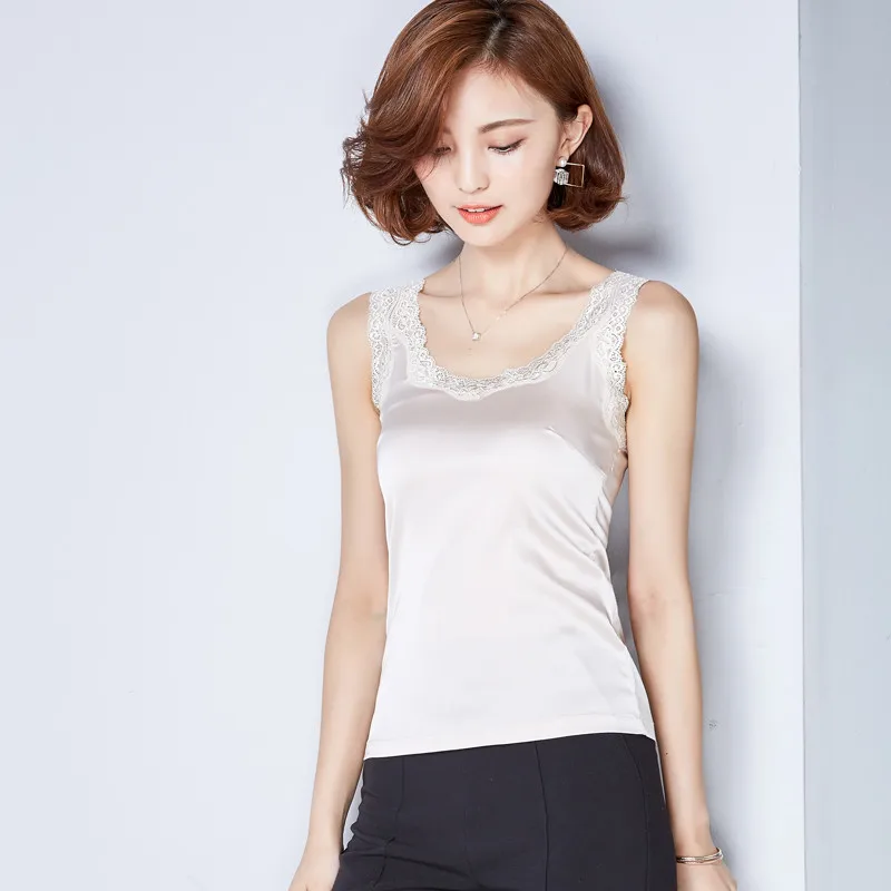 Women Backless Summer Lace Tank Top Sleeveless Fitness Female Sexy