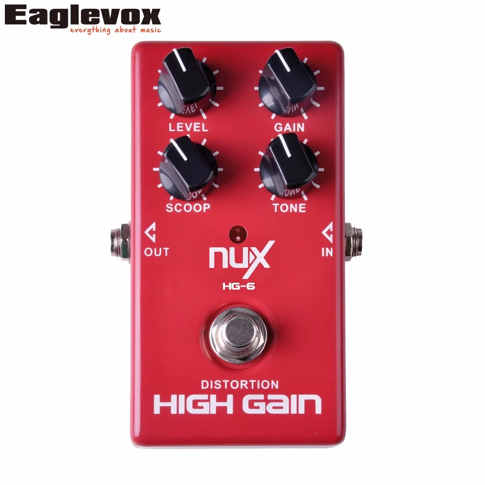 NUX HG-6 Pédale deffet pour Guitare Rouge 