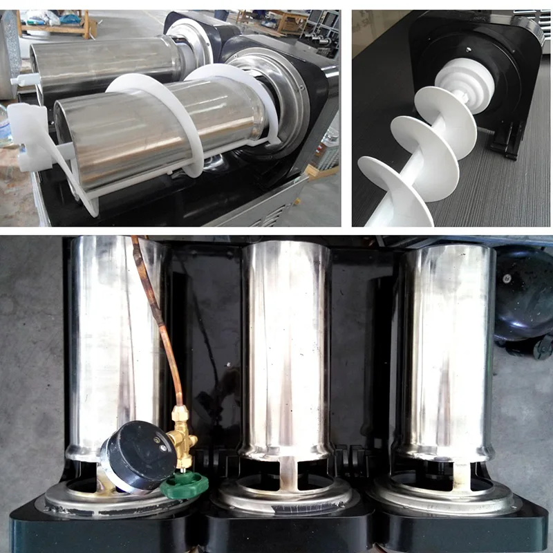 XRJ15X3 Snow melting machine Three tanks of commercial slush machine beverage ice and frozen Juice 220V-240V/110V-130V