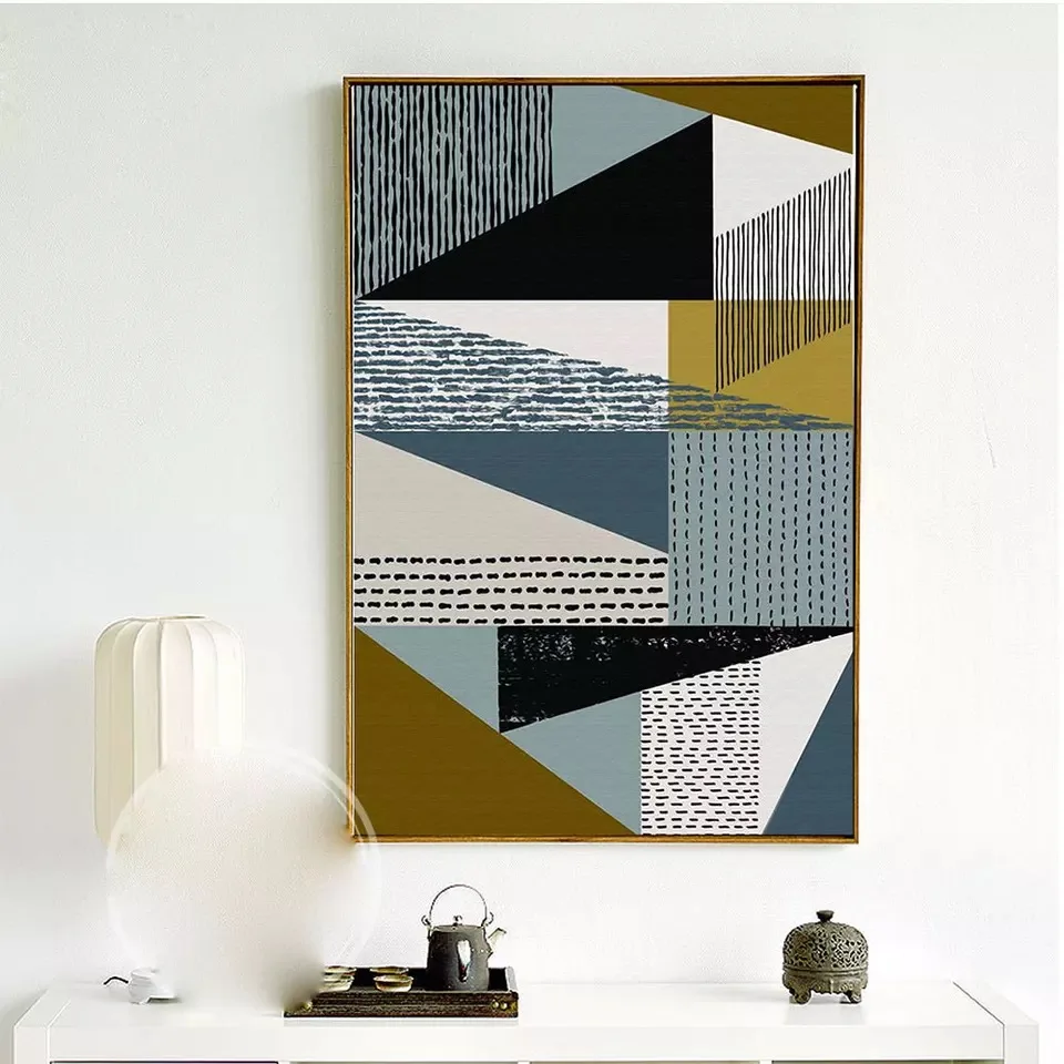Abstract Geometric Canvas Painting Nordic Posters Picture For Living Room Wall Art Pictures Prints Home Decor Gift Unframed