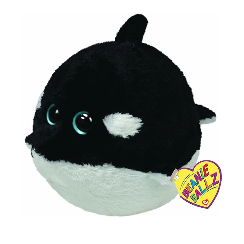 

Ty Beanie Ballz 4" 10cm Splash Plush Toy Dolls Stuffed Animal The Whale Collection Doll With Tag