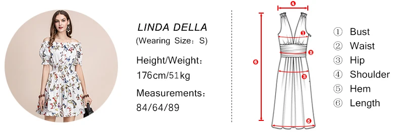 LD Linda della модные летние шорты платье Для женщин Слэш шеи с эластичной резинкой на талии, с принтом «бабочка» с оборками элегантное белое хлопковое платье
