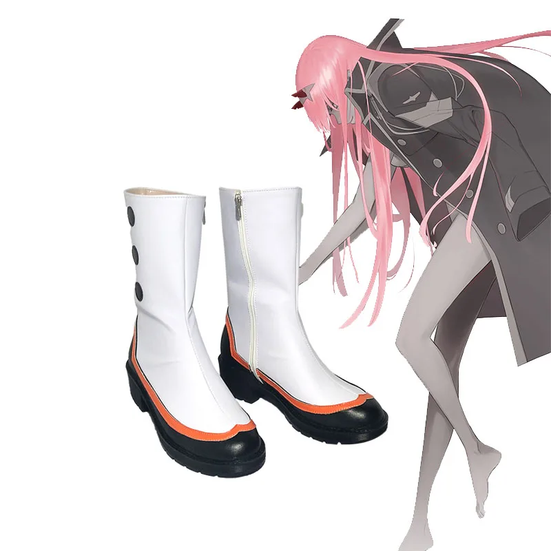 COSZTKHP 2019 New Darling in franxx cosplay ichigo hiro zero two Shoes 02 stivali scarpe cosplay giapponesi adulto donna uomo 35-46