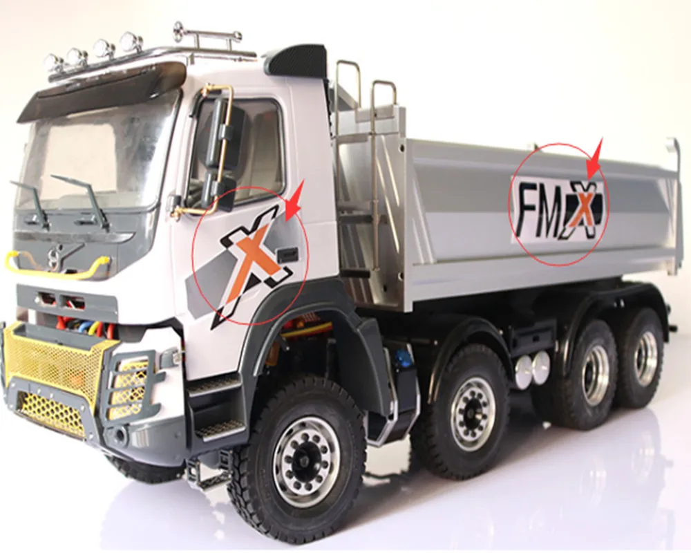 Новые наклейки с логотипом tamiya arocs FMX для масштаба 1:14 Радиоуправляемый трактор